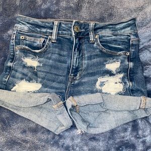 American Eagle Blue Denim Shorts